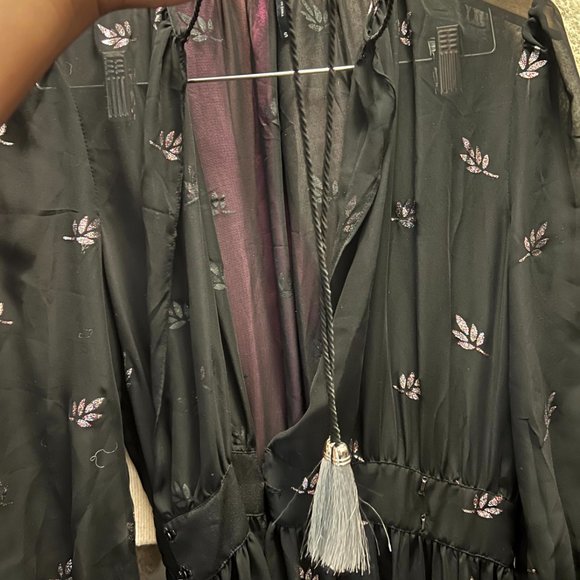 Nasty Gal Sheer Glitter Sheer Maxi Dress - Picture 5 of 8